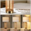 Table Lamps Set of 2 with Touch Control, 3-Way Dimmable