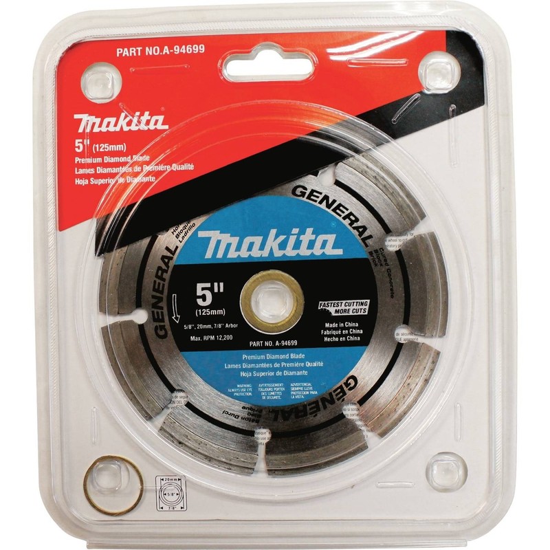 Makita A-94699 5-Inch General Purpose Segmented Diamond Blade