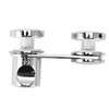 Vipxyc Glass Door Latch, Shower Room Bolt Ground Lock with