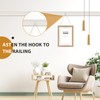 Dunzy 10 Pcs Picture Rail Hanging System Kit Picture Rail