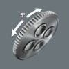Wera 073261 Zyklop 8000B Ratchet 3/8" Drive 199mm Carded