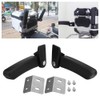 Motorcycle Passenger Armrest 2Pcs Motorcycle Passenger Rear Folding Top Case