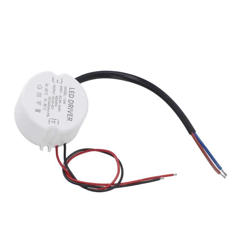 LED Power Supply Driver Waterproof Constant Voltage Transformer 360mA AC85‑265V