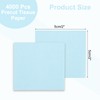 Rebower 4000 Pcs 2 Inch Tissue Paper Squares, Sky Blue
