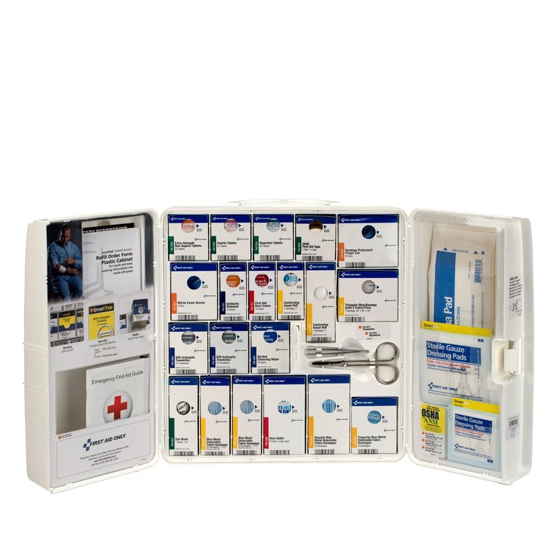 First Aid Cabinet,Plastic,254 Pieces