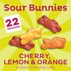 Annie's Sour Bunnies Fruit Flavored Snacks, Cherry, Lemon, and Orange