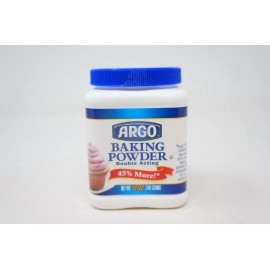 Argo Baking Powder Double Acting, Aluminum Free 12 oz Jag