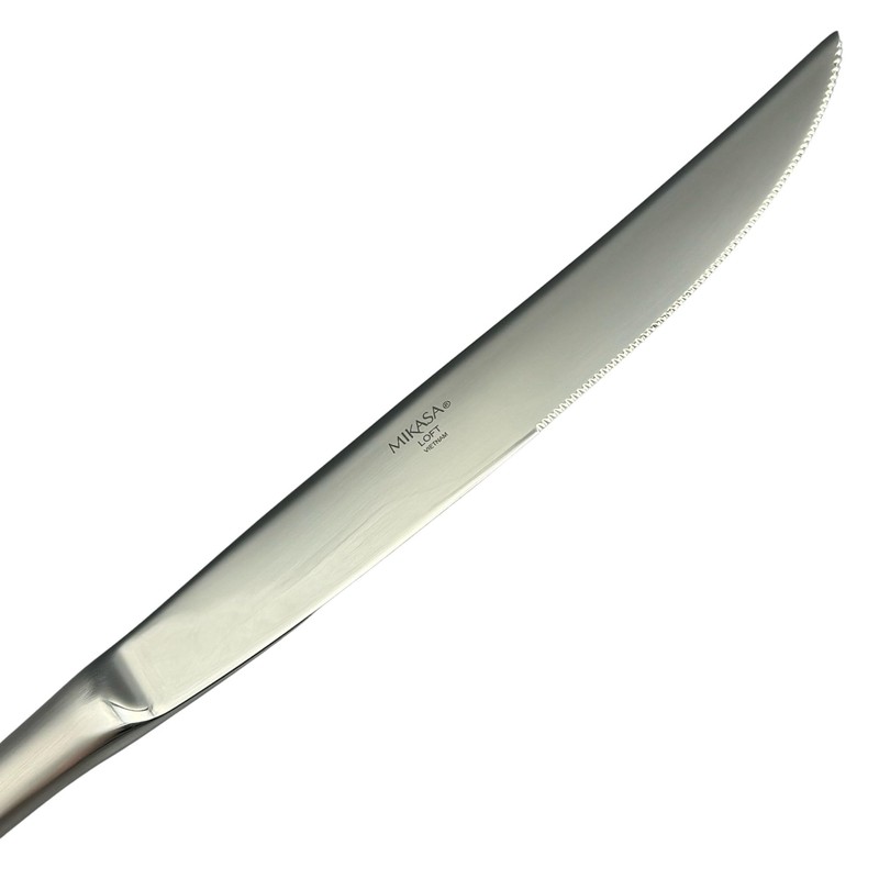 Mikasa Satin Loft 18/10 Stainless Steel Steak Knife (Set of