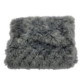 Handmade Centre Back Cover ONLY compatible with AIRFIT F30/F30i & Phillips Dreamwear Fleece CPAP BIPAP approx 9cmx8cm for Sleep Apnea VARIOUS COLOURS (Slate Grey Popcorn)