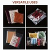 DVIVA100 bags size 8x10 Clear plastic self-seal clothing resealable polypropylene