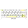 Gaming Keyboard USB 68 Keys Blue Switch N Key Rollover