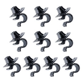 Pack of 10 Bonnet Rod Support, Plastic Bonnet Brackets, 792834-7928.34, Bonnet Fasteners Compatible with C2 C3 C4 C5 106 206 306 3008 407