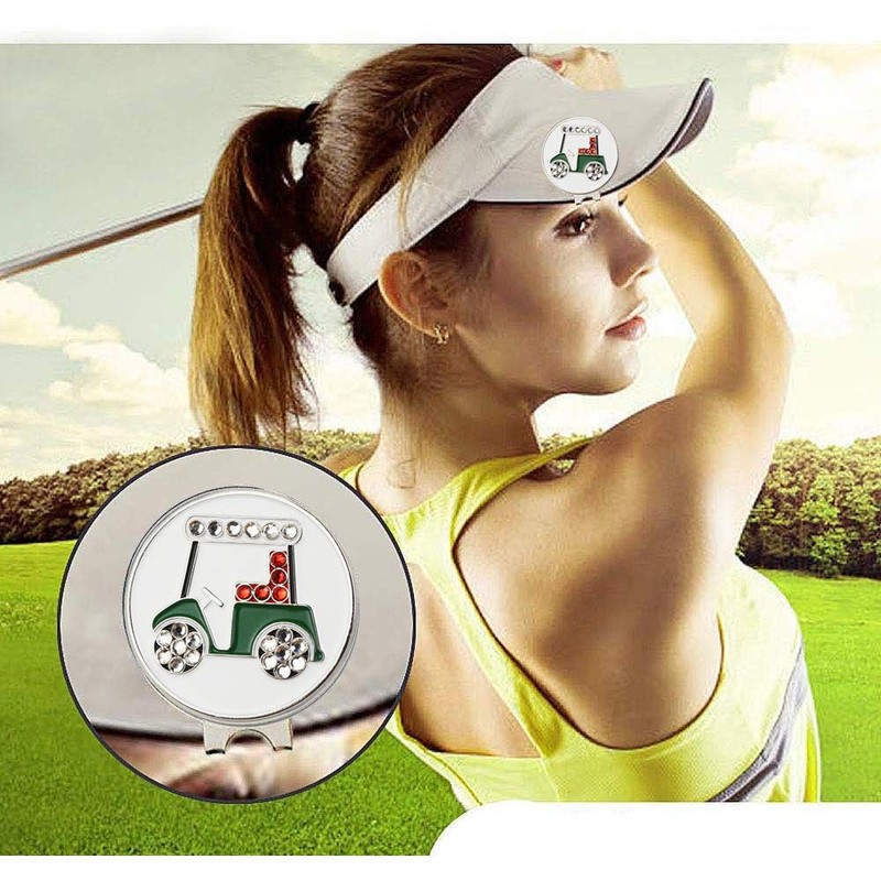 Golf Hat Clip with Ball Marker Magnetic Value Gift Set,