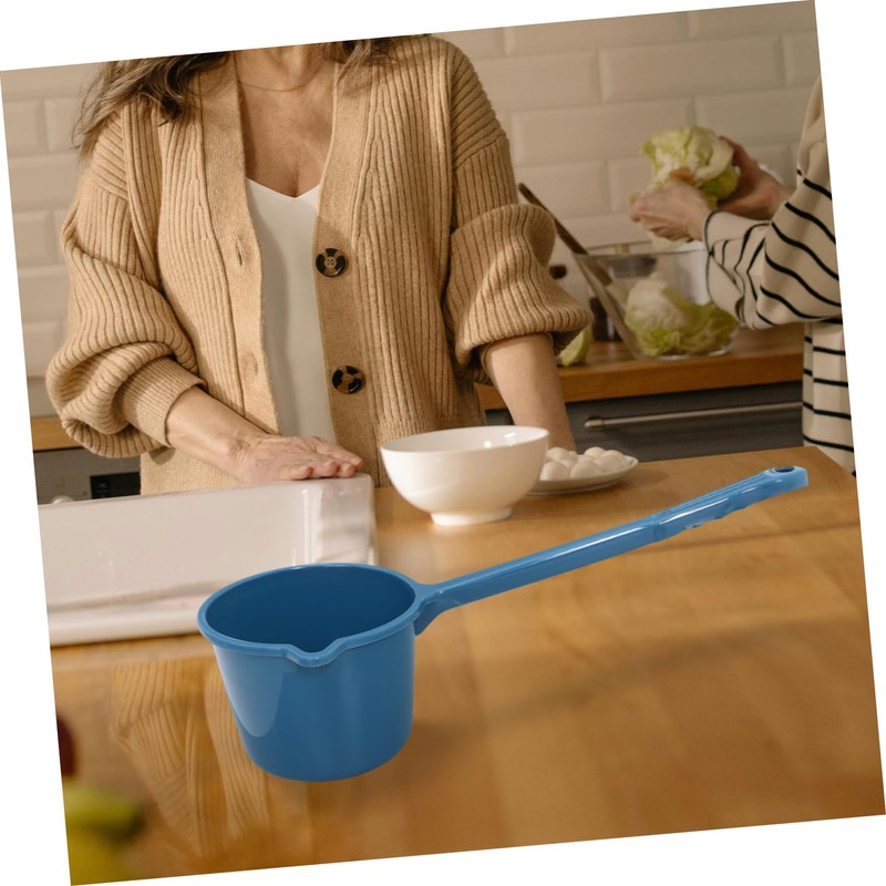 HAKIDZEL Long Handle Water Scoop Heavy Duty Plastic Ladle for