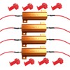 RBOKO 4Pcs Load Resistors 50W 6ohm, Fix LED Bulb Fast