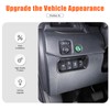 Heutamo Car Headlight Switch Button Frame Cover Trim Compatible with