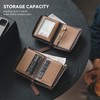 VULKIT Mens Wallet RFID Blocking Credit Card Wallet Leather Passcass