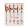SINGER 04720 Universal Stretch Sewing Machine Needles, Size 80/12, 5-Count
