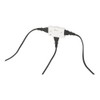 BUFFALO BSTAPD02WH Triple Power Strip with Lightning Surge Protection, White