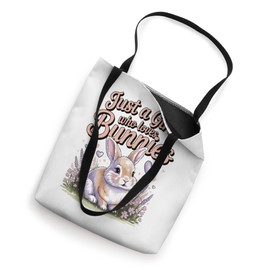 Just a Girl Who Loves Bunnies Bunny Rabbit Easter Girl Women Tote Bag