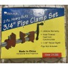 Pittsburgh 2-Pc Pipe Clamp Set Heavy Duty 3/4" # 31255