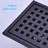 Square Shower Drain 4 inch, Nicmondo Point Center Floor Waste