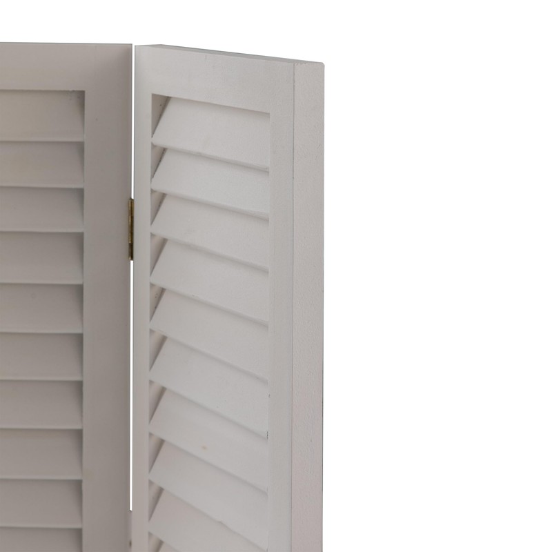 SOFE Wood Short Room Divider 3 Panel, 2.6 Ft Tall