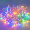 JMEXSUSS Clear Wire String Lights 100LED RGB