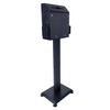Suggestion Box with Stand, Heavy Duty Metal Locking Donation Ballot