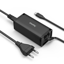 Hama Universal USB-C Notebook Power Supply, GaN, Power Delivery (PD), 5-20V/100W