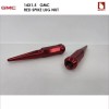 MRNEIO 24PC GMC YUKON 14X1.5 RED ACORN SPIKE LUG NUTS+KEY