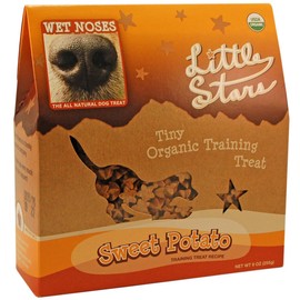 Wet Noses Little Stars All Natural Dog Treats, Made in USA, 100% USDA Certified Organic, Non-GMO Project Verified, 14 Oz