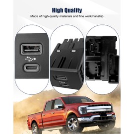 Infotainment Screen USB Carplay Module Fit for Ford F150 2020-2023 Sync 3.4 Versions, Upgrade Carplay Android USB Media Interface Hub Replace ML3Z-19A387-D