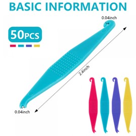 SenseYo 50 Pcs Colorful Dental Elastic Braces Rubber Band Tool for Orthodontic Braces