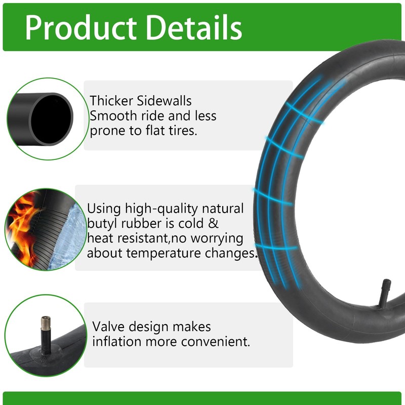 2-Pack 20x3 Fat Tire Tube 20x3.0 Inner Tube