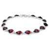 Ian and Valeri Co. Cherry Amber Sterling Silver Teardrop Bracelet