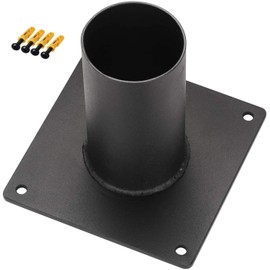 Straight Arm Wall Mount Bracket for Slip Fit Lights (2 3/8inch), Slip Fitter Tenon Adapter