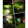Azirier Solar Lights Outdoor, Solar Spot Lights Outdoor, 6 Pack