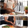DAJOUJS Magnetic Knife Holder, Stainless Steel Magnetic Knife Block without