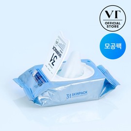 (Pore Pack) VT Smooth 31°C Skin Pack 100 Sheets (Makeup Booster Cooling Pack) / (모공팩) VT 스무스 31도 스킨팩 100매 (메이크업부스터 쿨링팩)
