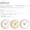 KATOMOKU plywood clock 21 radio clock sweep (continuous second hand)