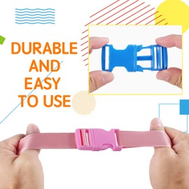 TXZWJZ 1 Inch Plastic Buckles for Straps 40pcs Colorful Quick Release Buckles for DIY Craft Webbing Backpack Paracord Bracelets Pet Collar Belt Sewing Fanny Pack