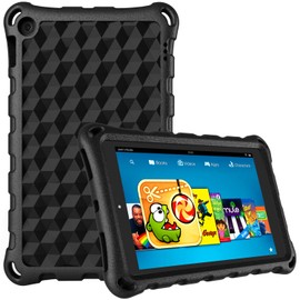 Case for 8 inch Tablet (10th Generation, 2020 Release),DiHines Anti Slip Shockproof Light Weight Kids Case Cover for 8 inch Tablet,Black