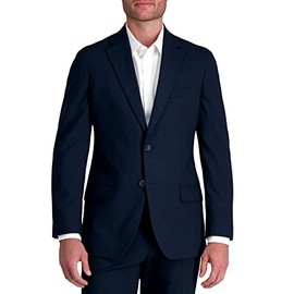 J.M. Haggar Men's JMH Premium Stretch Tailored Fit Suit Separate Pants, Blue-Jacket, 42