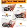 Sbestily 20 Pack 1.2" x 13" Replacement Knife Sharpener Sanding