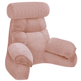 FXXUDVNIIN Back Pillow for Bed Sitting up – with 9.4" Armrests Bed Pillow for Sitting up,Inch Arms for Support, Ideal for Reading, Watching TV, Gaming, and Relaxing