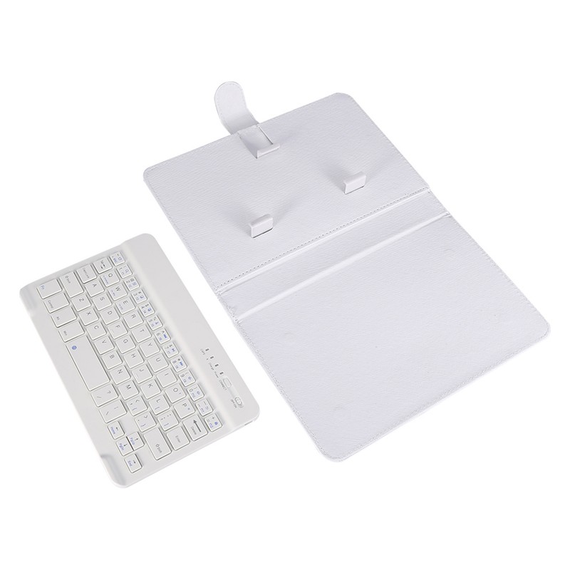 Universal Wireless Bluetooth Keyboard Flip Case Cover with Stand for
