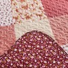Qucover Patchwork Pillowcases 2 Pack Multicolor Floral Printed Pillow Cases