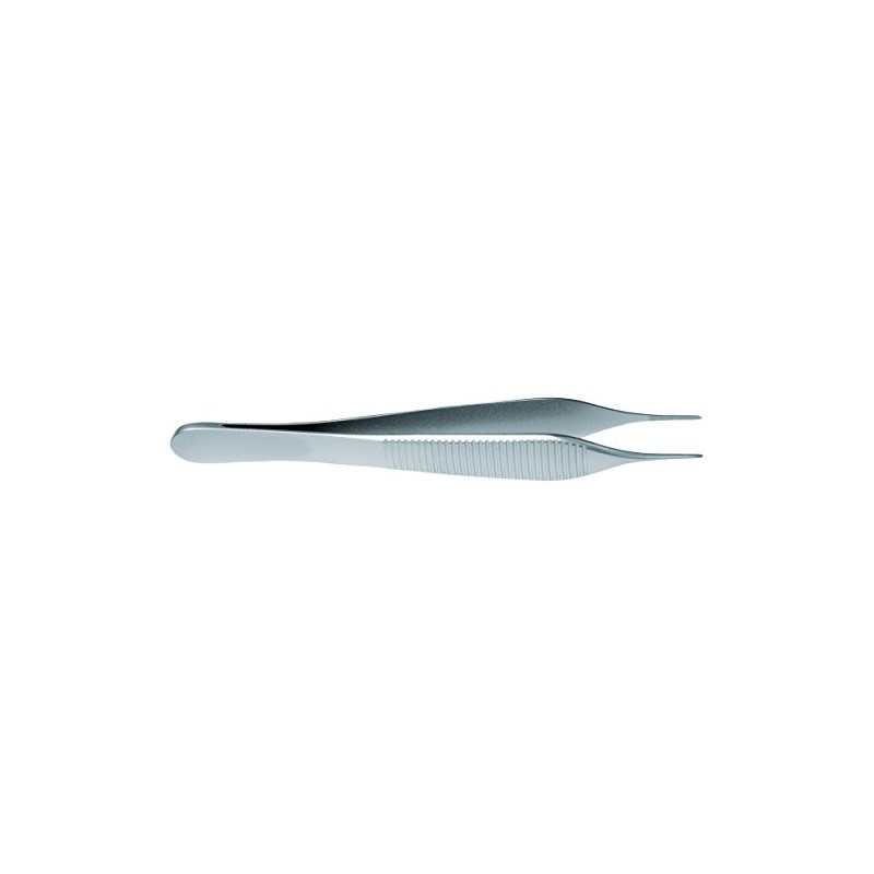 Adson 0-9348-01 Micro Tweezers, No Hook, Grooved
