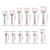 YnGia 12PCS Single Open Ended Wrench Set Silver Flat Spanner